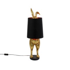 TABLELAMP HIDING RABBIT GOLD 75 